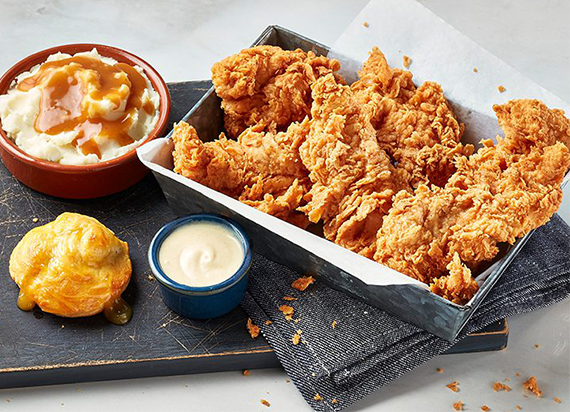 Fried Chicken and Mashed Potatoes